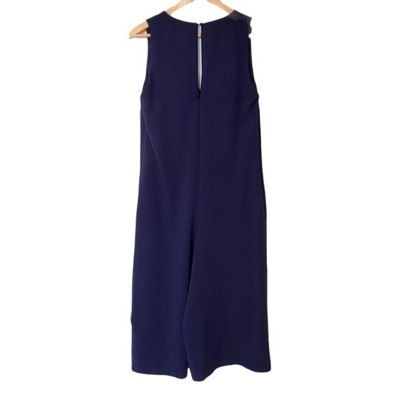 Nicole Miller Jumpsuit Crop Wide Leg Women Size 6 - Picture 2 of 6